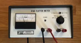 8160 3m Brand Flutter Meter Including A Copy Of The O And M Manual #3