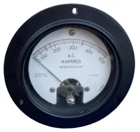 6625-00-553-1532 A&m Inst. Mr36a500acaar Vintage Military Ac Ammeter 0-500 Amps Panel Meter Nsn Nos