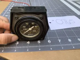 0691 Actron Oil Gauge Meter Vintage Psi With Mount #2 0691 Actron Oil Gauge Meter Vintage Psi With Mount #2