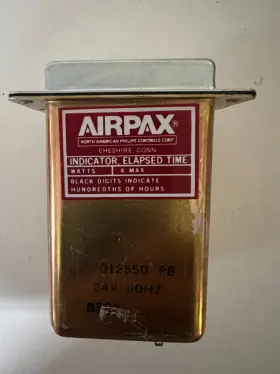 D12550-p8 Airpax Indicator Elapsed Time Counter 24v 50hz