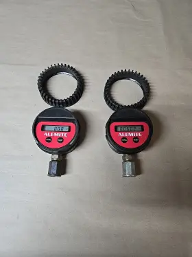 3631 Alemite Panel Meter Model Lot Of 2