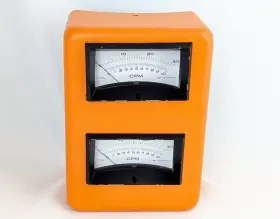 419-5514 Api Instruments Co. Dual Cpm Meter Assembly P/n Nos Ohio Nuclear