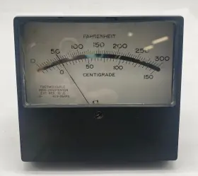 53-6004-0000 Apl Temperature Panel Meter Farenheit 0-300 Centigrades 0-150
