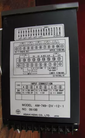 Am-749-cv-12-1 Asahi Keiki Digital Panel Meter #3