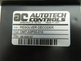 Dm7-a0p00-010 Autotech Programmable Resolver Decoder Encoder Digital Panel Meter #2