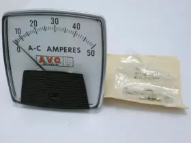 Mdl-unkn90521 Avc 198975 New-no Box Panel Meter 0-50 Ac Amperes