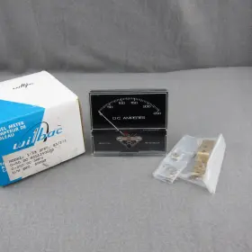 64521 Bach-simpson S3283 Wilbac Model Panel Meter Dc Amperes Lx Vtg Nos