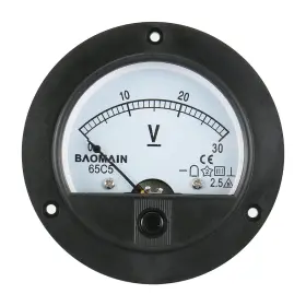 65c5 Baomain Electric 445027873849 Dc 30v Round Voltmeter Voltage Meter Gauge Analog Panel Class 2.5 C 65c5 Baomain Electric 445027873849 Dc 30v Round Voltmeter Voltage Meter Gauge Analog Panel Class 2.5 C