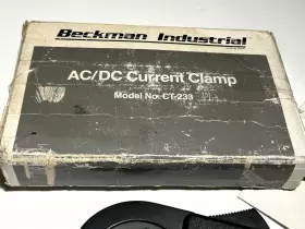 0-600a Beckman Ct-233 Ac/dc Current Clamp 2000v-ac Tester In Box - Free Shipping #2