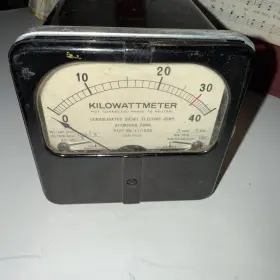 570540 Bitronics Inc 0-40 Kilowatts Meter 3 Phase 4 Wire Diesel Gauge Part