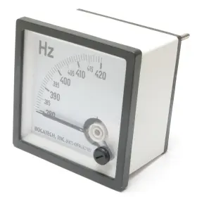 Bam-72-400fru Bocatech 380-420 Hz Ac 110 Volt Analog Panel Meter 72mm X Bam-72-400fru Bocatech 380-420 Hz Ac 110 Volt Analog Panel Meter 72mm X