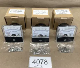 Btmt2-50aac Bocatech Inc Panel Meter 0-50 Amps Ac Amperes Lot Of 3 New
