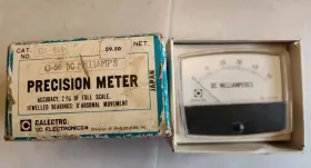 D1-0914 Calectro Gc Electronics D1-914 0-50 Dc Ma Precision Meter Japan Jeweled Bearing