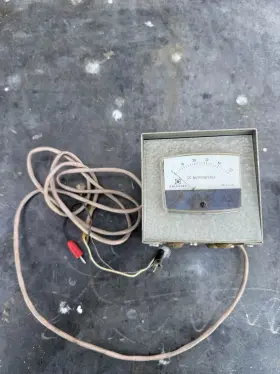 D1-910 Calectro Vintage Gc Callectro Precision Panel Meter No. Untested In Metal Case
