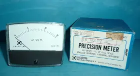 Di-925 Calectro Volts Panel Meter 0-15vac Precision With Orig Box Japan