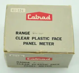 60-134 Calrad Vintage Meter 0-1 Ma Made In Japan New Box
