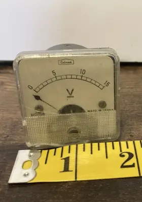 Cmo-38-1 Calrad Dc Volts Panel Meter 0-30v 1 3/4 Inch X Free Ship #2