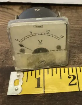 Cmo-38-1 Calrad Dc Volts Panel Meter 0-30v 1 3/4 Inch X Free Ship #3