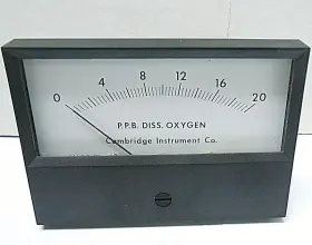D-86461906 Cambridge Meter 0-20 Ppb Diss Oxygen/ Fs 1ma New Old Stock