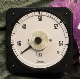 007-41la-pnag-ag Crompton #007-41la-pnag-ag Ac / Panel Meter 45-50-55 Hz
