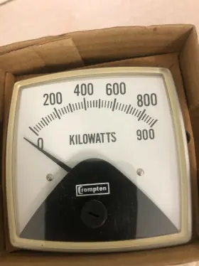 016-01ra-hgxh Crompton Tyco Panel Meter 0/900 Kilowatts #2