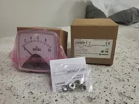 016-02aa-mtmt-c6-sr-s2 Crompton Ammeter Fiesta 100 3 1/2 Inch Ac 60hz Range 10a