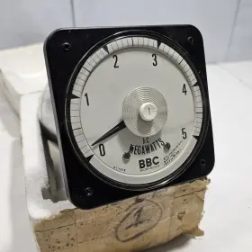 077-218a-qqls Crompton 077-218a 5a Panel Meter Gauge 0-5mw Brown Bover 011-218