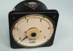 077s73210100 Crompton Abb Ac Amperes Meter 0-5 800 Amp 1/4 Hp #3