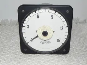 077-05-ga-pzwc-c6 Crompton 125-305/077-05-ga-pzwc-c6 125-305 Switchboard Voltmeter 0-15kv Scaled 150vinput