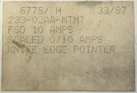 233-02aa-mtmt Crompton Fsd 10a Knife Edge Pointer #2
