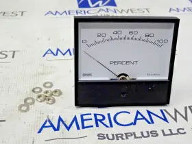 237-01ra Crompton 237-01ra- Hgip Percent Meter Range 4-20ma Scale 0-100 New
