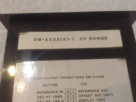 Datel Dm-xxxx X -1 Voltimeter 2v Range #3