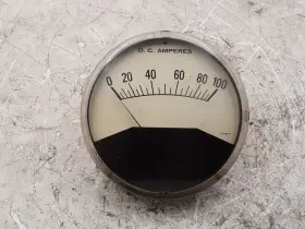 D-2435-1 Dc D.c. Amperes Meter 0-100 D-2435-1 Dc D.c. Amperes Meter 0-100