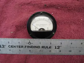 Mr26w500dcma Dc Vintage Marion Elec Milliamperes Panel Meter Model Hm2 Scale 0-500