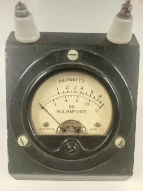 217123 Dejur Dejur-amsco Model 310 Dc Milliammeter 0-10 Ma Panel Meter Vintage Rare