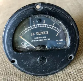 26.5406 Dejur R230 D.c. Kilovolts Meter Gauge - 5