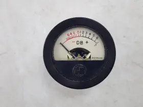 Dc-591113 Dejur Dc591113 Vintage Vu Meter Level Indicator Panel Mount #1