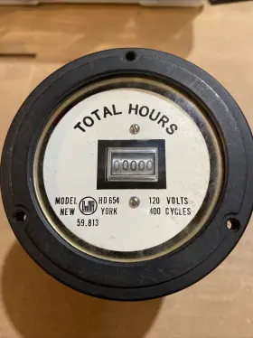 Hd-654 Dejur Hour Meter Hours Gauge Model Hd654 #m