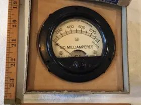 Lb-154 Dejur Vintage Nib De Jur Amsco Corp. Milliamperes Dc Meter Gauge 0-1000 Model 310 Wbox #2