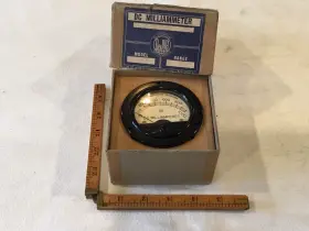 Lb-154 Dejur Vintage Nib De Jur Amsco Corp. Milliamperes Dc Meter Gauge 0-1000 Model 310 Wbox