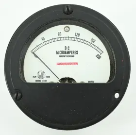 Mr36w200dcuar Dejur Nos R330 Ruggedized Panel Meter 0-200 Dc Microamperes