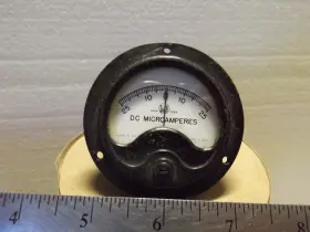 S-210 Dejur Vintage Model Microamperes Dc Meter