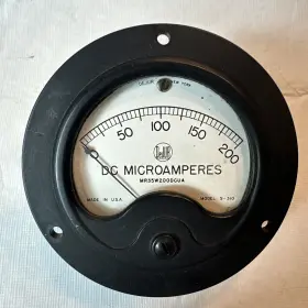 S-310 Dejur Model Ac Microamperes Panel Meter O - 200 3 1/2 Inch . #5