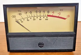 1185 Dixson Inc. Vintage Vu Meter Made In Usa Tested - Working Condition