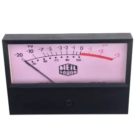 330-3020 Dixson Heil Sound Vu Panel Meter -20vu To 3vu Model 330 3020