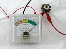 It-3117 Eico It-17 It-21 Heathkit Tube Tester Panel Meter Fits Tc-3 Tested Working #2