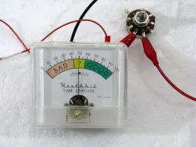 It-3117 Eico It-17 It-21 Heathkit Tube Tester Panel Meter Fits Tc-3 Tested Working #3