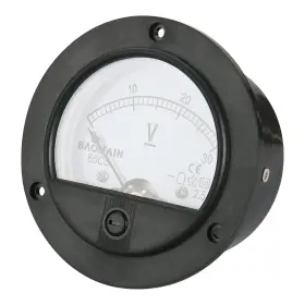 65c5 Electric 711181518054 Dc 30v Round Voltmeter Voltage Meter Gauge Analog Panel Class 2.5 Ce #3 65c5 Electric 711181518054 Dc 30v Round Voltmeter Voltage Meter Gauge Analog Panel Class 2.5 Ce #3