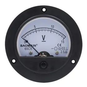 65c5-15v Electric Inc 65c5 Analogue Panel Meter Volt Voltage Gauge Analog Voltmeter Dc 0-15 V