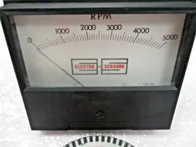 42116-2 Electro-sensors H100t Analog Panel Meter 0-5000 Rpm Range #2